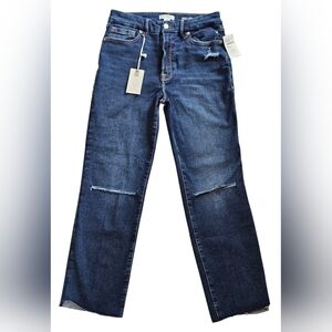 Good American Women's (Size 6-12) Good Legs Straight Mid-rise Straight Leg, NEW!